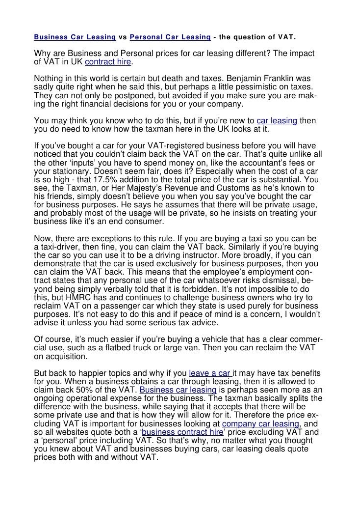 leasing a van prices