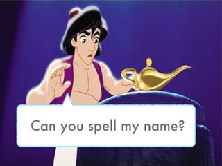 Can you spell my name? 