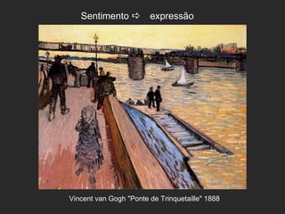 Sentimento expressão




Vincent van Gogh "Ponte de Trinquetaille" 1888
 
