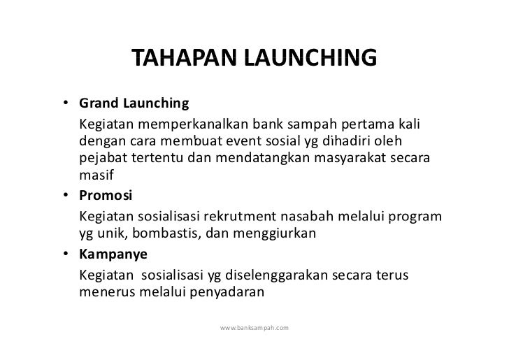 Cara mudah mendirikan bank sampah