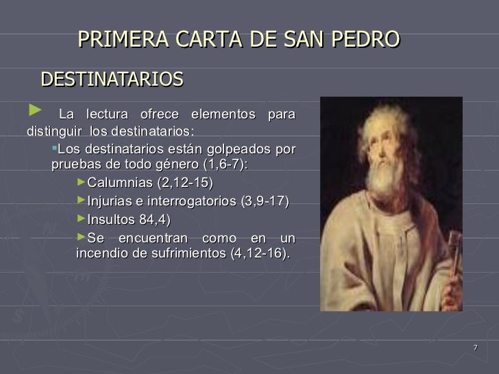 Primera Epístola Universal de SAN PEDRO