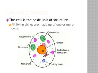 Cells and cell theory Biology For Engineers | PPT