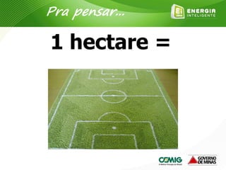 1 hectare =
Pra pensar...
 