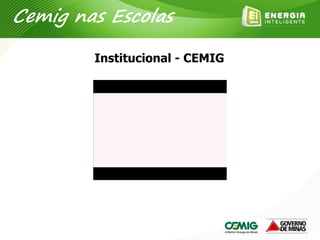 Institucional - CEMIG
Cemig nas Escolas
 