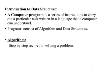 Comprehensive Introduction to Data Structures and Algorithms with ...
