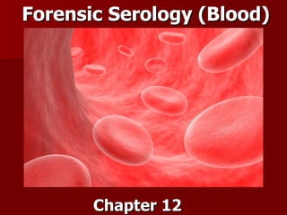 [object Object],Forensic Serology (Blood) 