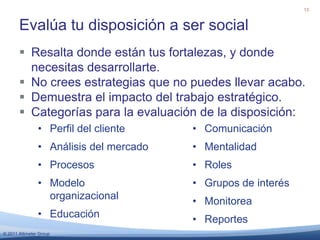 Haz las preguntas correctas sobre el valor11“Tendemos a sobrevalorar las cosas que podemos medir, y menospreciar las cosas que no.”- John Hayes, Director ejecutivo de marketing de American Express© 2011 Altimeter Group