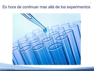 3Es hora de continuar mas allá de los experimentos