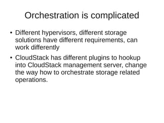 Introduction to CloudStack Storage Subsystem | PDF