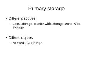 Introduction to CloudStack Storage Subsystem | PDF