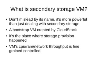 Introduction to CloudStack Storage Subsystem | PDF