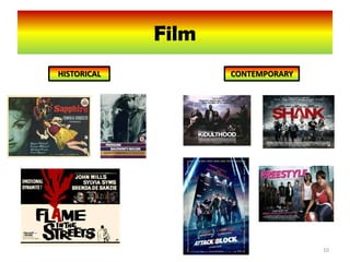 Film
HISTORICAL          CONTEMPORARY




                                   10
 