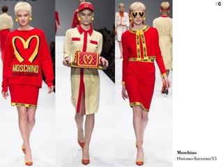 Moschino
Outono-Inverno/15
 