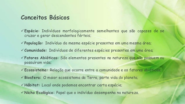 1 conceitos básicos de ecologia e relações ecológicas