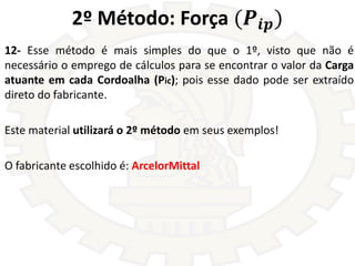 2º Método: Força (𝑷𝒊𝒑)
12- Esse método é mais simples do que o 1º, visto que não é
necessário o emprego de cálculos para s...