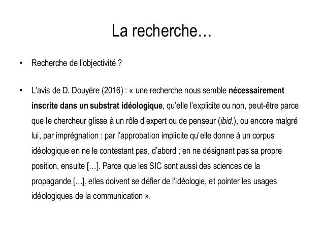 Introduction à la recherche