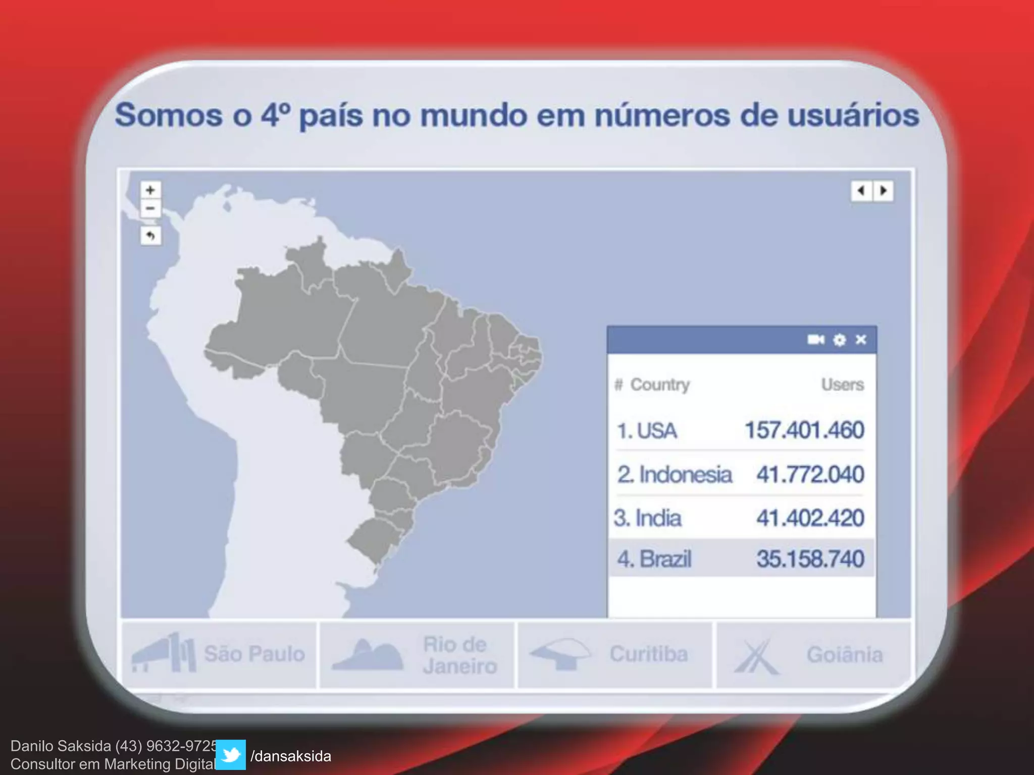 Danilo Saksida (43) 9632-9725
Consultor em Marketing Digital
/dansaksida
 