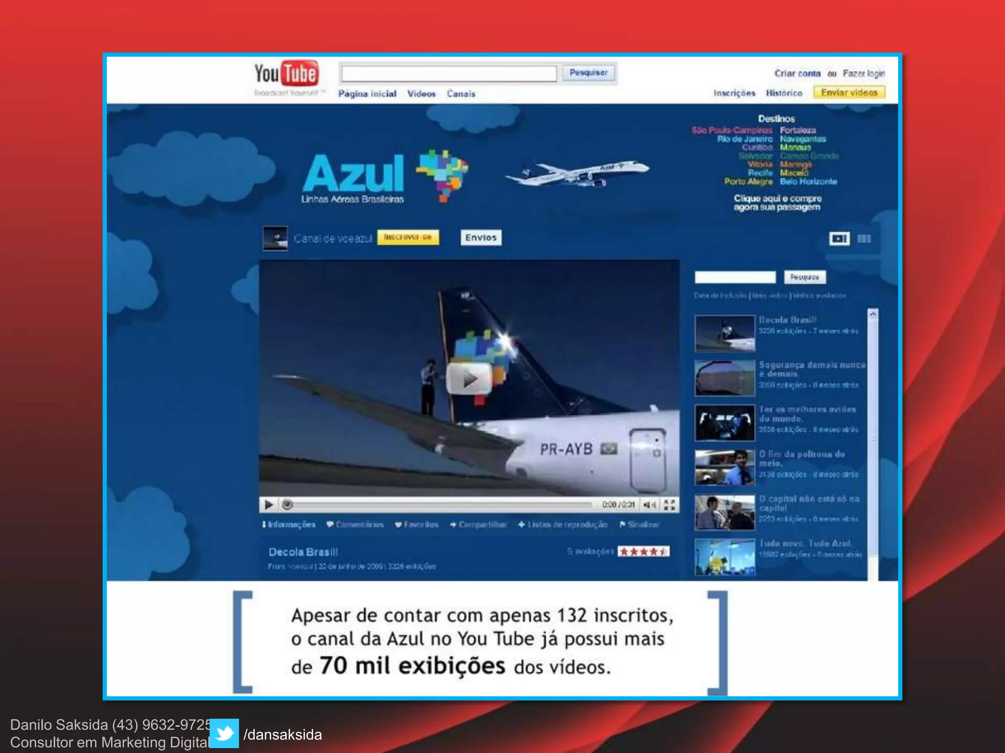 Danilo Saksida (43) 9632-9725
Consultor em Marketing Digital
/dansaksida
 