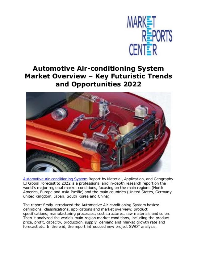 Automotive Airconditioning System Market Overview Key Futuristic