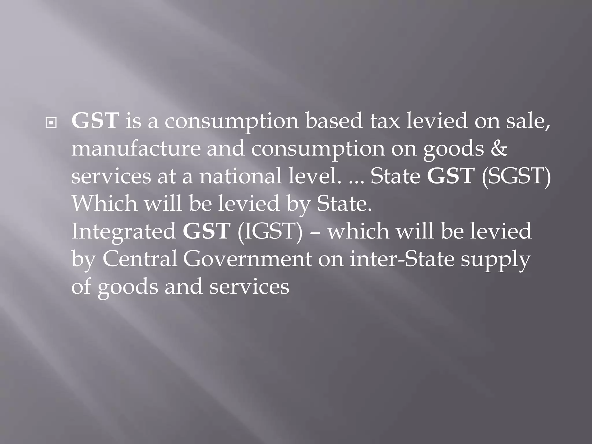 gst practitioner course PPT gst practitioner course PPT