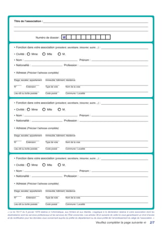 creation - kit complet - créer son association