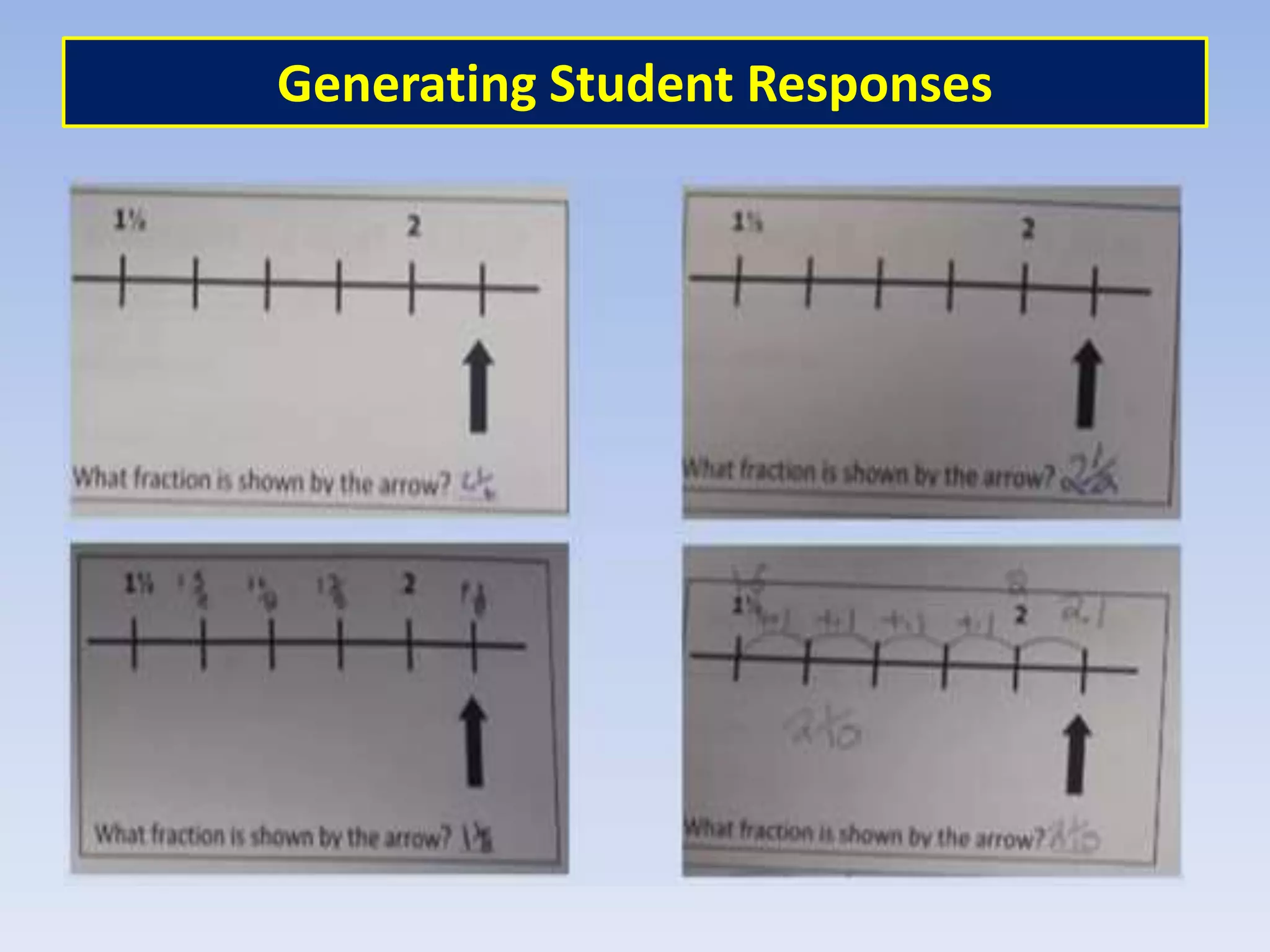Generating Student Responses
 