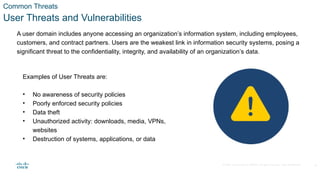 1- Cybersecurity Threats, Vulnerabilities, and Attacks.pptx