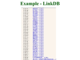 Example - LinkDB
 