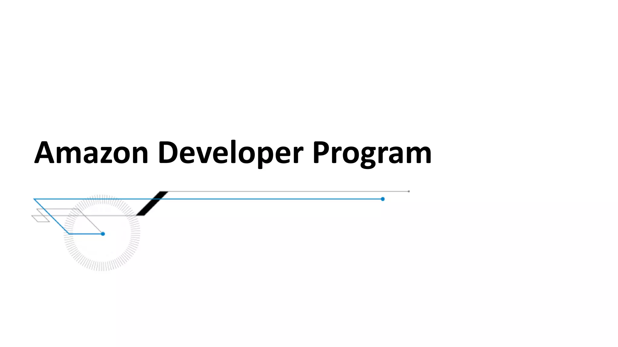 Amazon Developer Program
 
