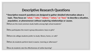 Desciptive Research| Methodology of Descriptive Research ...