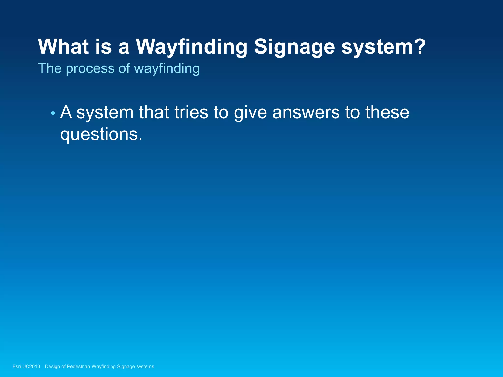 Design of pedestrian wayfinding signage systems | PDF