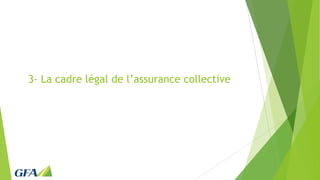 3- La cadre légal de l’assurance collective
 