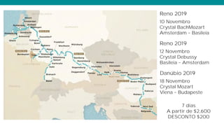 Reno 2019
10 Novembro
Crystal BachMozart
Amsterdam Basileia
Reno 2019
12 Novembro
Crystal Debussy
Basileia Amsterdam
7 dias
A partir de $2,600
DESCONTO $200
Danúbio 2019
18 Novembro
Crystal Mozart
Viena Budapeste
 