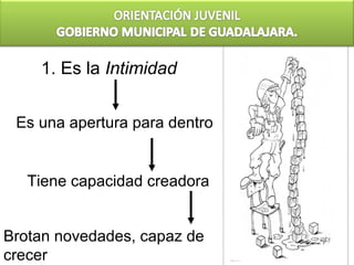 1. Es la Intimidad


 Es una apertura para dentro


   Tiene capacidad creadora


Brotan novedades, capaz de
crecer
 