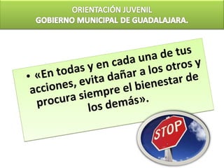 de tus
                     da una tros y
                en ca a los o
        das y
  «En to vita dañar
•
       es , e           ienestar de
 accion siempre el b
  p rocura           más».
              los de
 