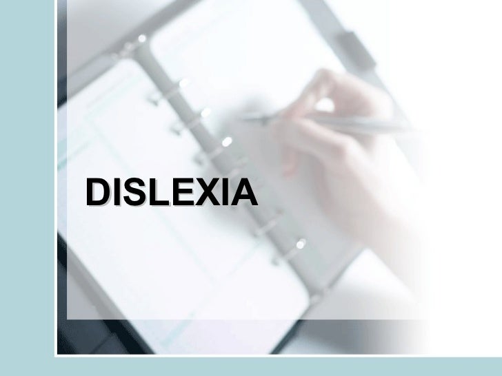 Dislexia - la enciclopedia libre