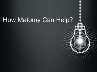 How Matomy Can Help?

 
