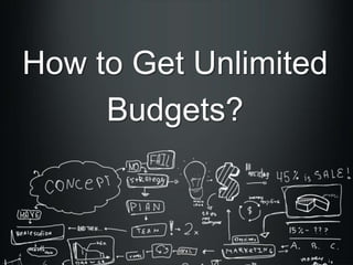 How to Get Unlimited
Budgets?

 