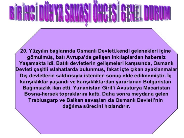 I Dunya Savasi Nasil Basladi I Dunya Savasi Nedenleri Ve Sonuclari Haber