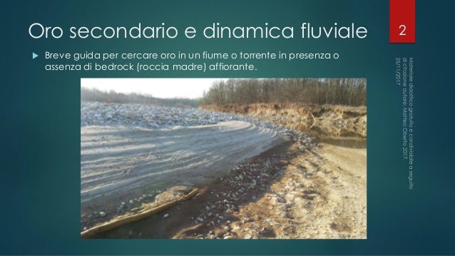 Cercare Oro Nei Fiumi è Legale