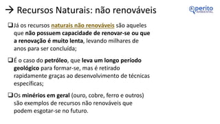 Ecologia e recursos naturais