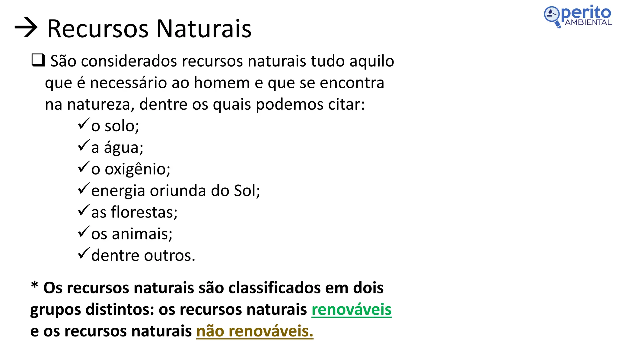 1 ecologia e recursos naturais