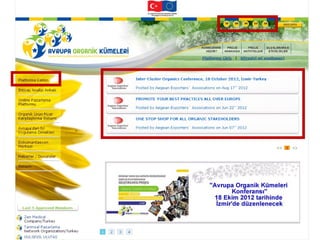 Avrupa Organik Kümeleri