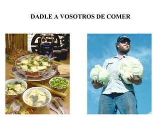 DADLE A VOSOTROS DE COMER
 