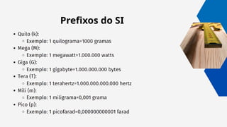 Prefixos do SI
 