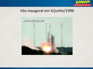 Vôo inaugural em 4/junho/1996  