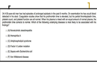 MCQs Hemodynamic Disorders, Thromboembolic Disease & Shock by DR ...