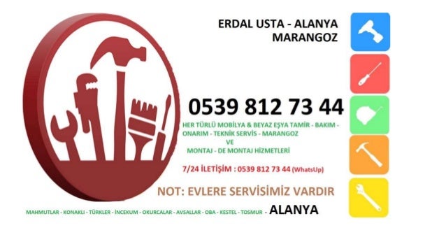 ALANYA AKDENİZ MOBİLYA USTASI 0539 812 73 44, ALANYA