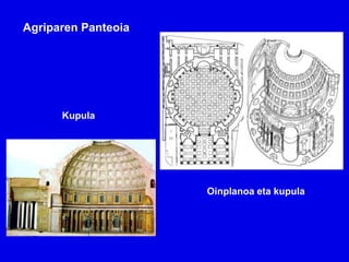 Agriparen Panteoia




      Kupula




                     Oinplanoa eta kupula
 