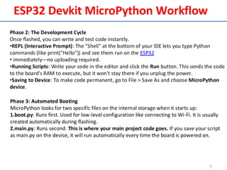 Comprehensive ESP32 MicroPython Programming and Development Workflow | PDF
